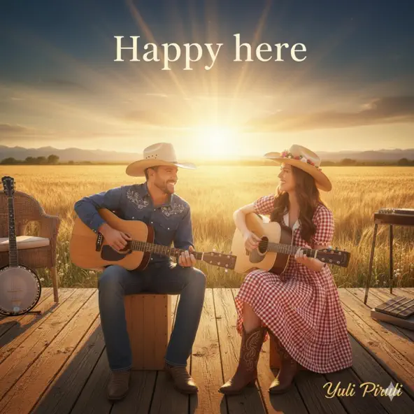 Cover art for Happy here